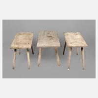 Drei Bauernbänke111