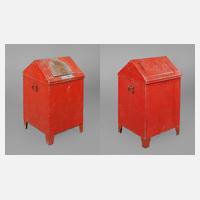 Paar Metallbehälter Feuertrotz111