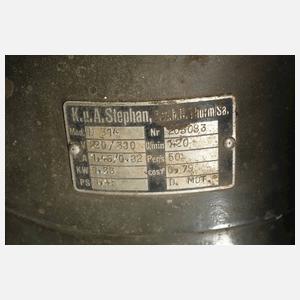 Drei Elektromotoren und Transmission