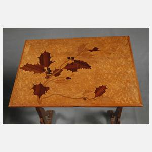 Vier Satztische Gallé