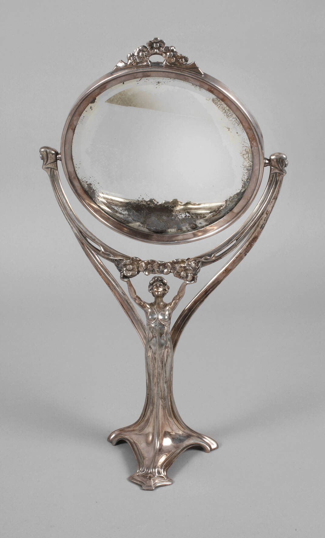 WMF Geislingen figürlicher Tischspiegel