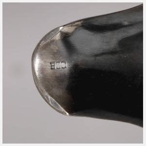 Paar dreiflammige Jugendstilleuchter