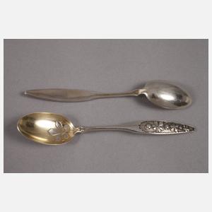 Silber zwölf Dessertlöffel