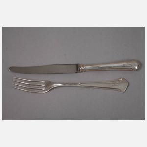 Peter Behrens Abendbrotbesteck Silber