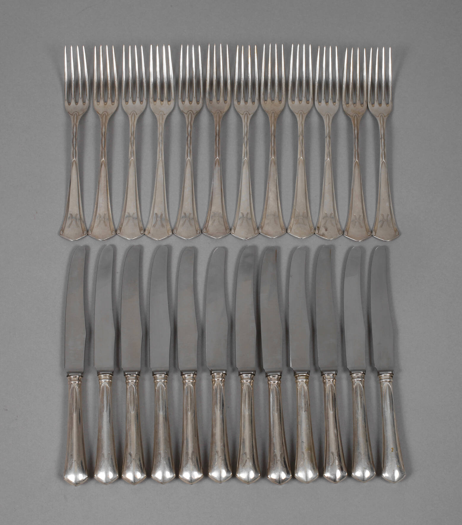 Peter Behrens Abendbrotbesteck Silber