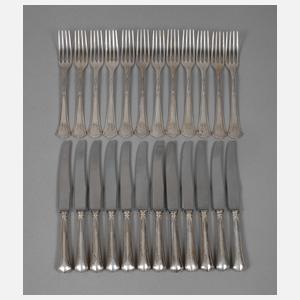 Peter Behrens Abendbrotbesteck Silber