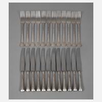 Peter Behrens Abendbrotbesteck Silber111