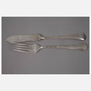 Peter Behrens Fischbesteck Silber