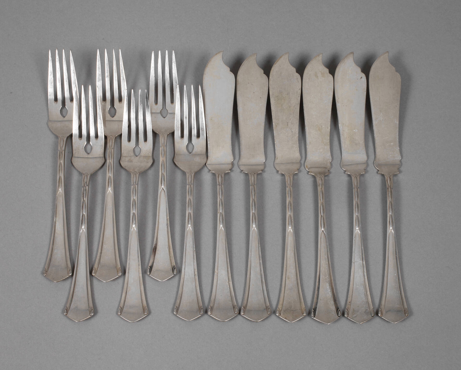 Peter Behrens Fischbesteck Silber