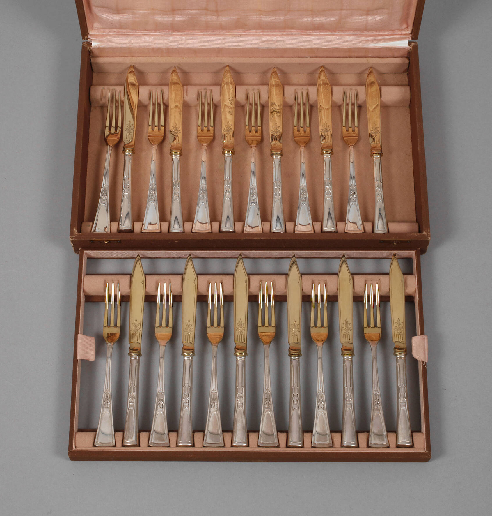 Silber Obstbesteck Jugendstil