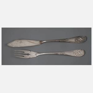 WMF Geislingen Fischbesteck Efeudekor