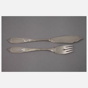 Fischbesteck Jugendstil