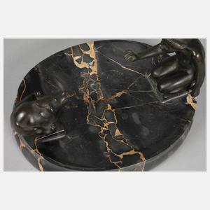 Figürliche Visitenkartenschale