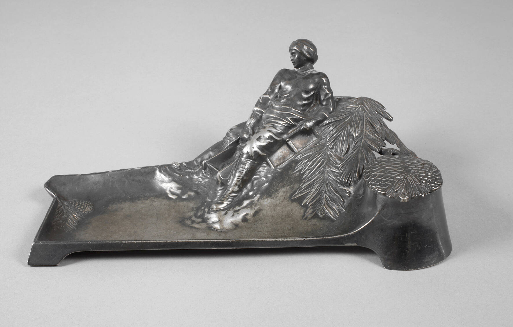 WMF Geislingen Tintenzeug Schlittenfahrt