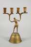 Figürlicher Leuchter Bronze