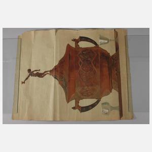 Große außergewöhnliche Weinbowle