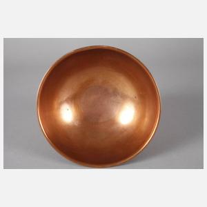 Kleine Jugendstil-Fußschale Kupfer