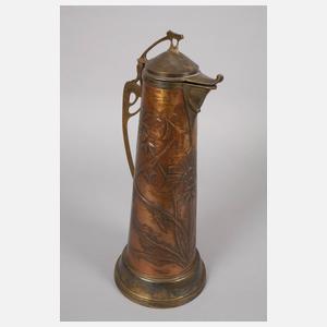 Zwei Jugendstil-Schenkkannen