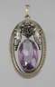 Jugendstilanhänger mit Amethyst