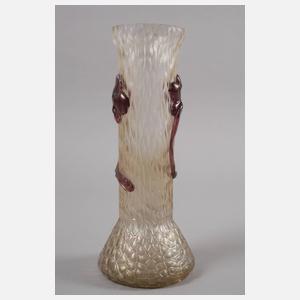 Pallme-König & Habel Vase mit applizierten Blüten