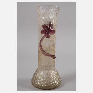 Pallme-König & Habel Vase mit applizierten Blüten