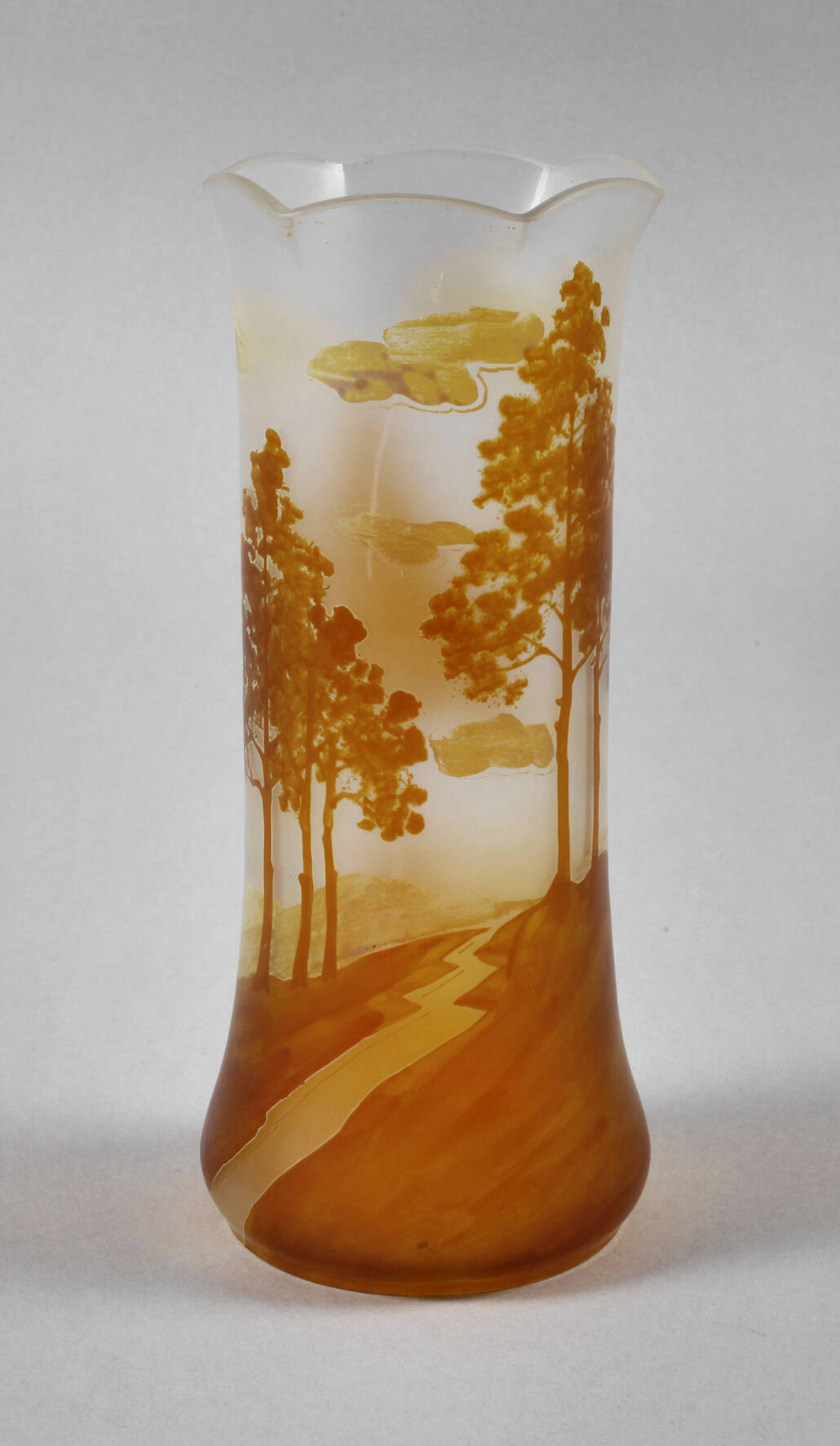 Beyermann & Co. Vase Reduktionsmalerei