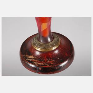 Émile Gallé große Ätzglasvase