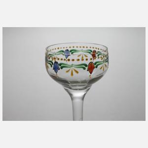 Sechs Likörgläser Jugendstil