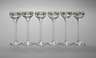 Sechs Likörgläser Jugendstil