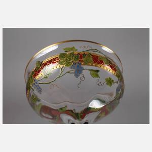 Zwei Sektschalen Weinlaubdekor