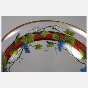 Zwei Sektschalen Weinlaubdekor