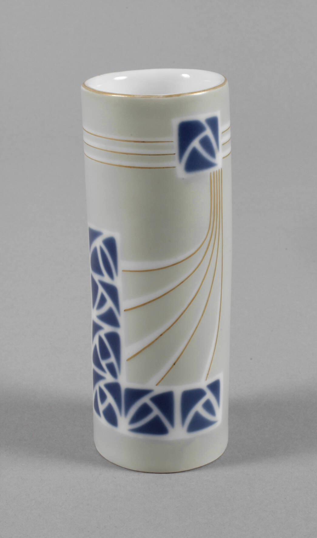 Böhmen Stangenvase Jugendstil