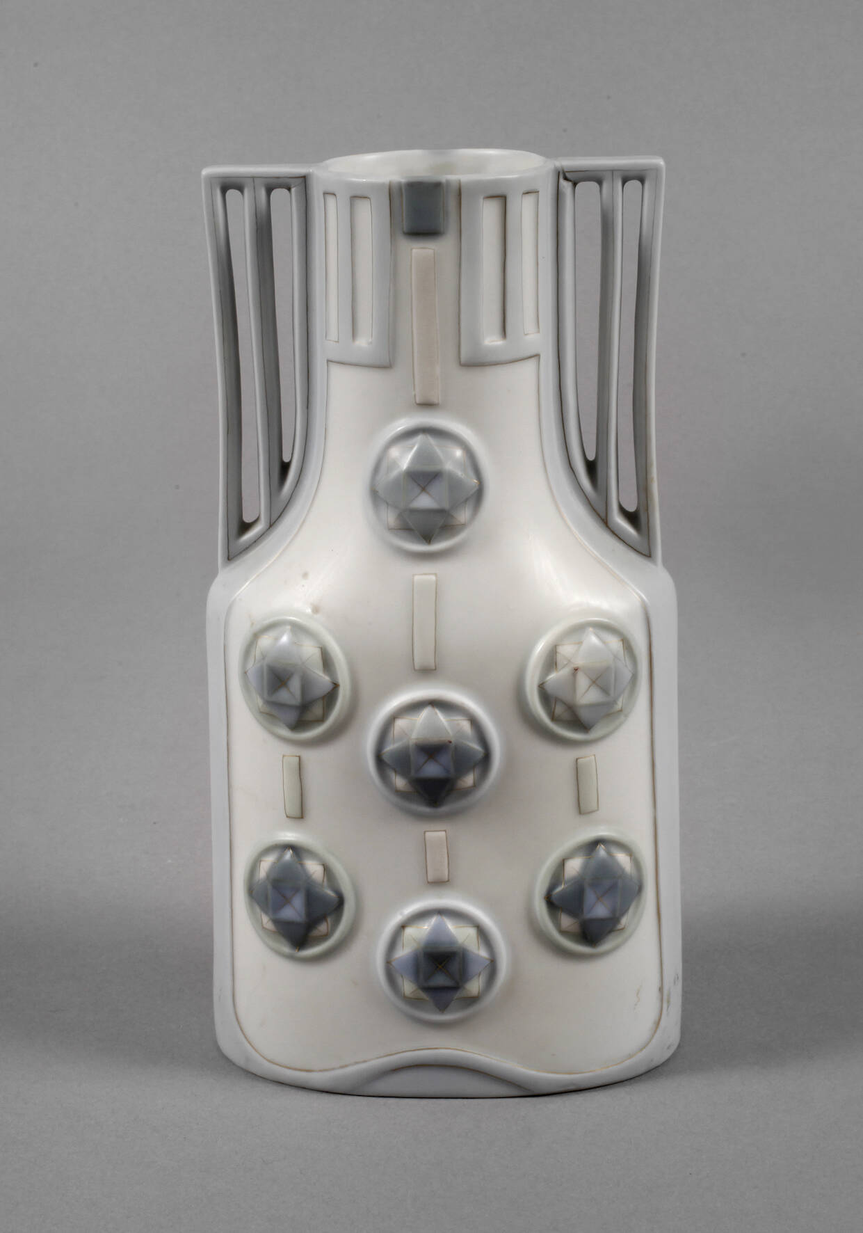 Galluba & Hofmann Ilmenau Henkelvase "Marmorzellan"