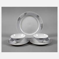 Kopenhagen zwei Teetassen und ein Teller111