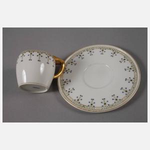 KPM Berlin Mokkatasse Jugendstil