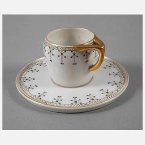 KPM Berlin Mokkatasse Jugendstil