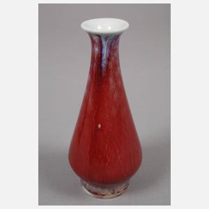 KPM Berlin Paar Enghalsvasen Sang-de-boeuf-Glasur