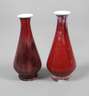 KPM Berlin Paar Enghalsvasen Sang-de-boeuf-Glasur