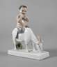 Meissen "Faun auf Ziege"