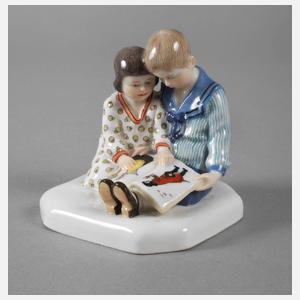 Meissen "Kinder mit Bilderbuch"