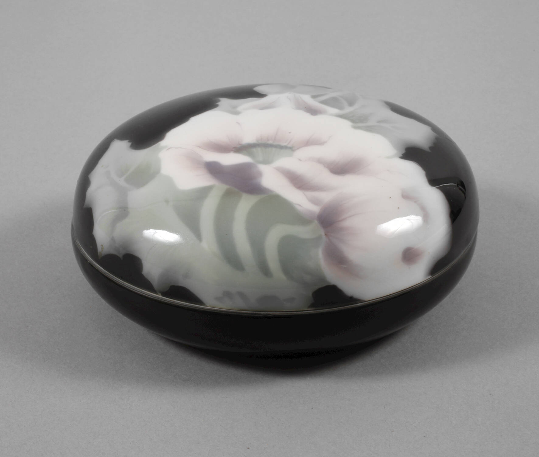 Rörstrand Deckeldose Mohnblumendekor