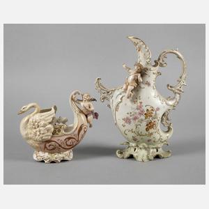 Thüringen zwei figürliche Vasen