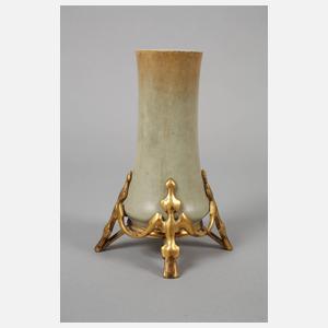 Vase mit Bronzemontierung