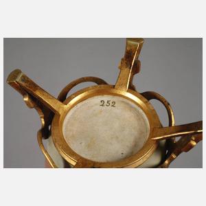 Vase mit Bronzemontierung