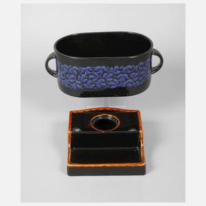 Wächtersbacher Schale und Tintenfass