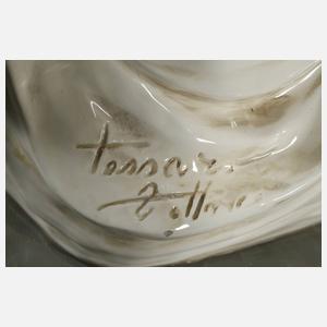 Übergroße figürliche Jardiniere