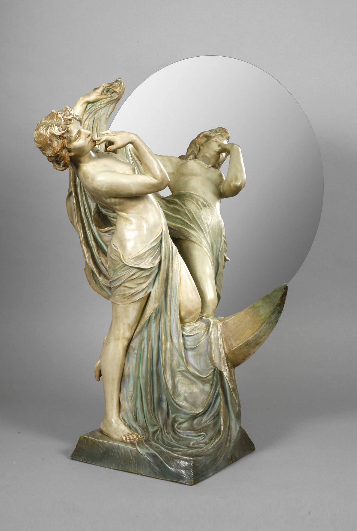 Figürlicher Salonspiegel