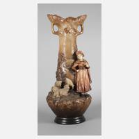 Johann Maresch übergroße Vase mit Schäferin111