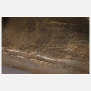 Goldscheider Salonfigur "Assyrer"