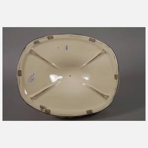 Karlsruhe Majolika figürlicher Tafelaufsatz